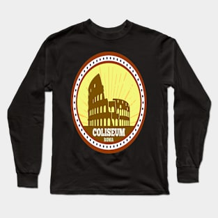 Colosseum/ Coliseum Roma- Patch Long Sleeve T-Shirt